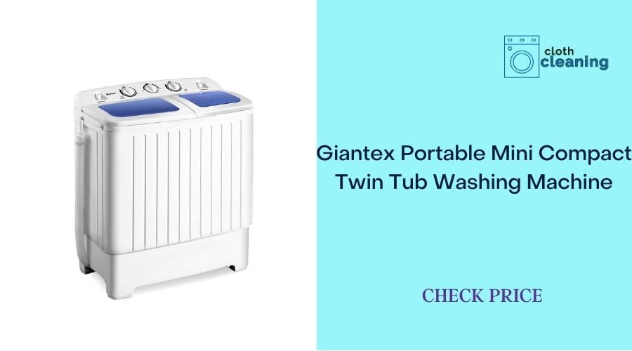 Giantex Portable Mini Compact Twin Tub Washing Machine