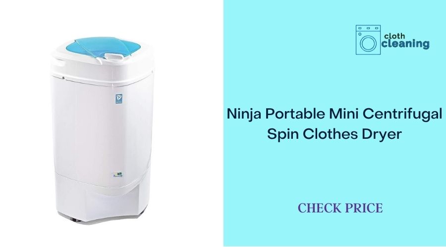 Ninja Portable Mini 3200 RPM Centrifugal Spin Clothes Dryer