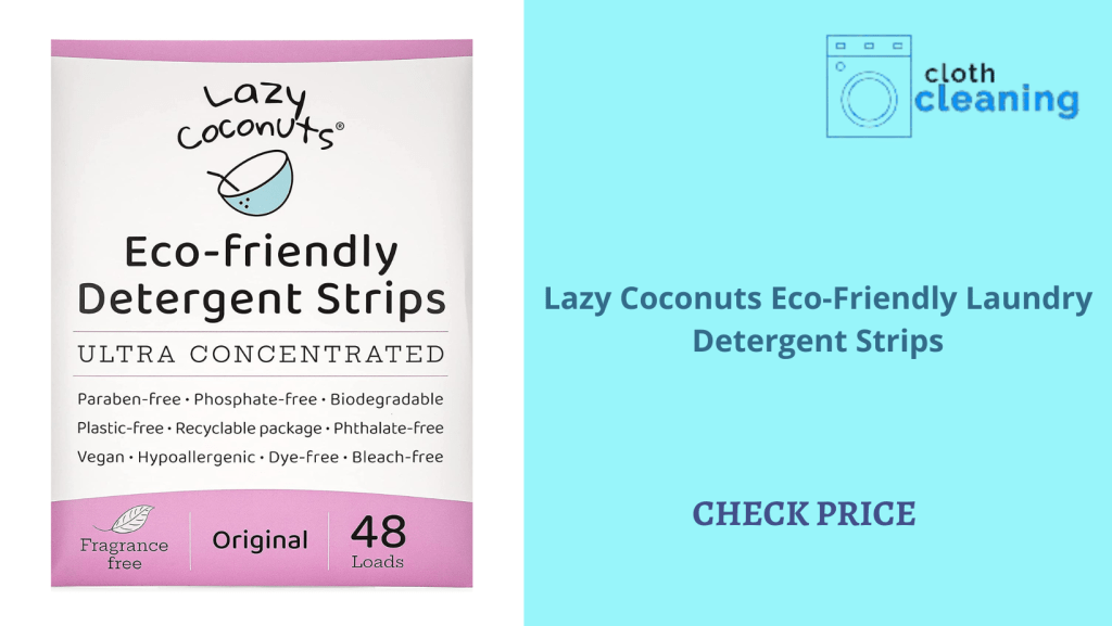Lazy Coconut Eco-Friendly Laundry Detergent Strips