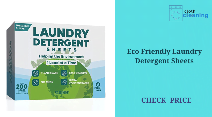 Eco Friendly Laundry Detergent Sheets